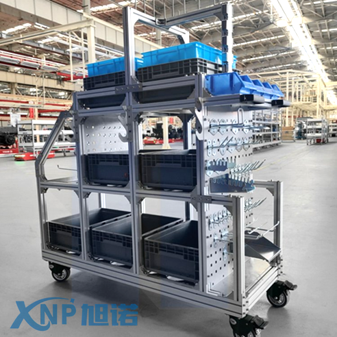 鋁合金物流周轉(zhuǎn)小推車為何深受工廠的喜愛?