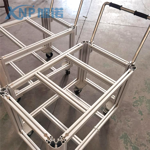 物料小推車使用鋁型材定制優(yōu)點有哪些?承重怎么樣?