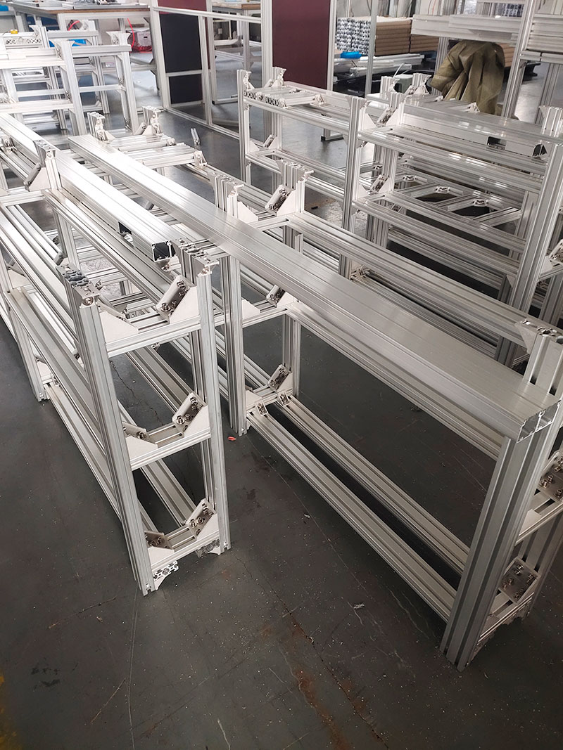 鋁型材流水線機架